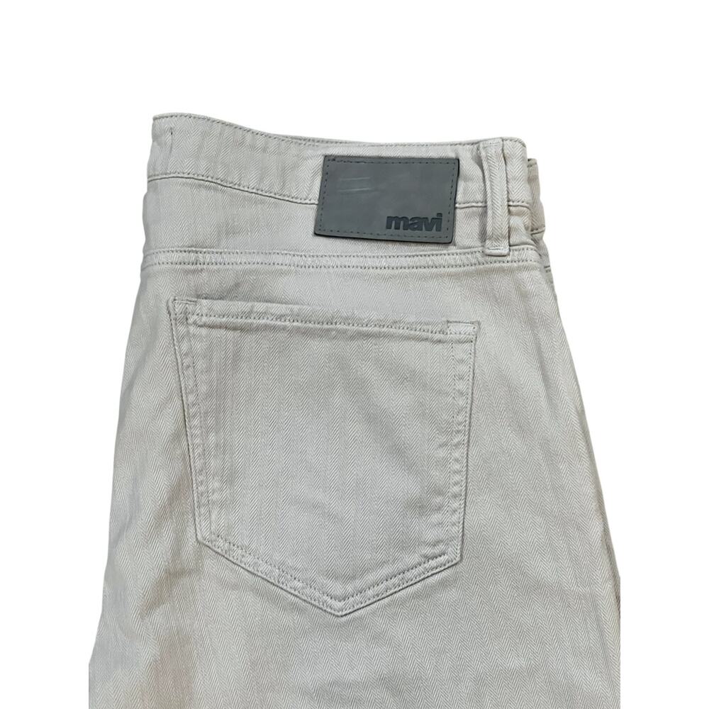 Mavi Men's Jake Slim Leg Jeans Size 35 x 30 Light Gray Mid Rise Stretch Denim - Picture 3 of 7